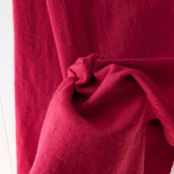 COS Fringed Pink Cozy Pure Wool Shawl Scarf - Picture 4 of 6